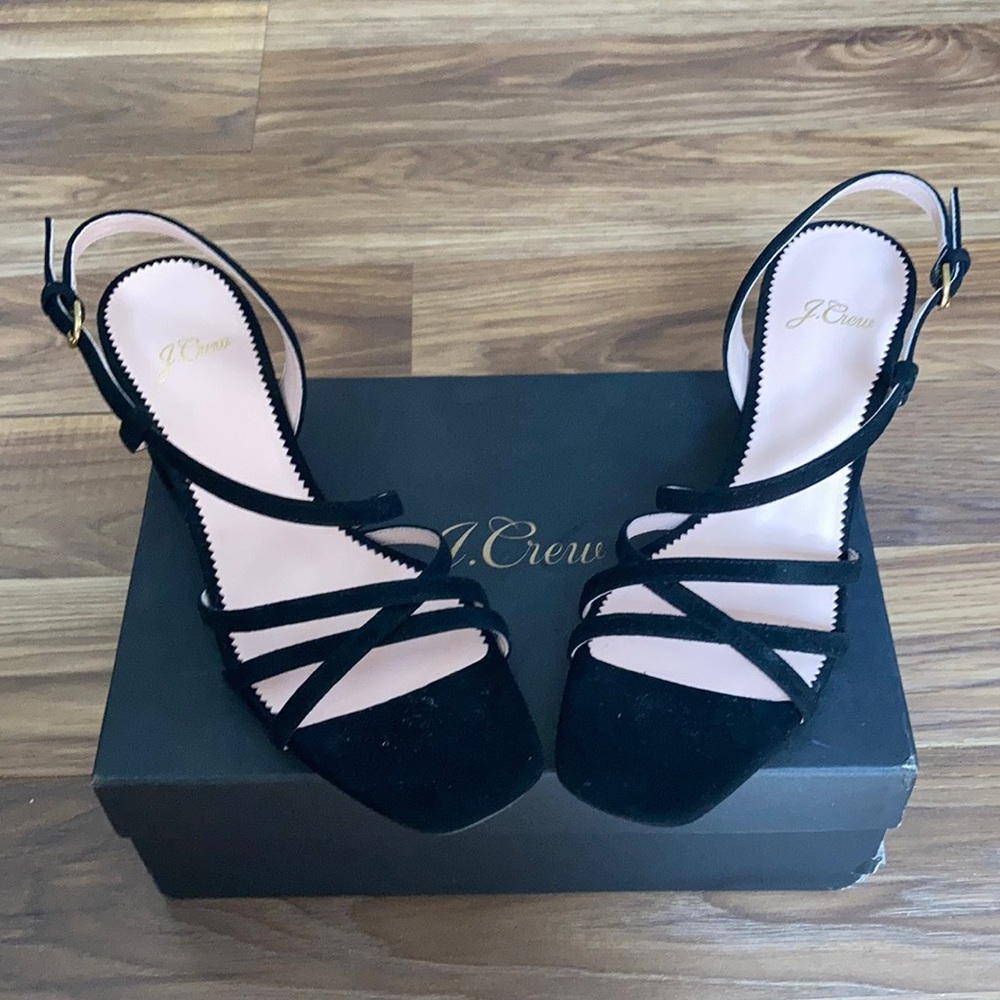 J.Crew suede asymmetric sandal NWT size 7